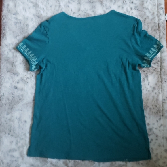 Natural Reflections Tee with Embroidery - Picture 2 of 7